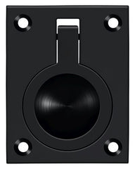 DELTANA Deltana FRP25U19 Flush Ring Pull Black Finish