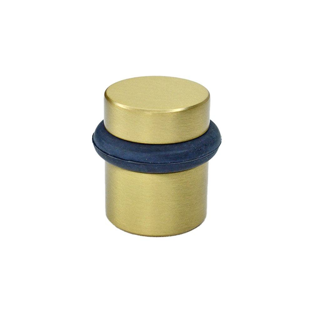 EMTEK Emtek 2257US4 Cylinder Floor Bumper Satin Brass