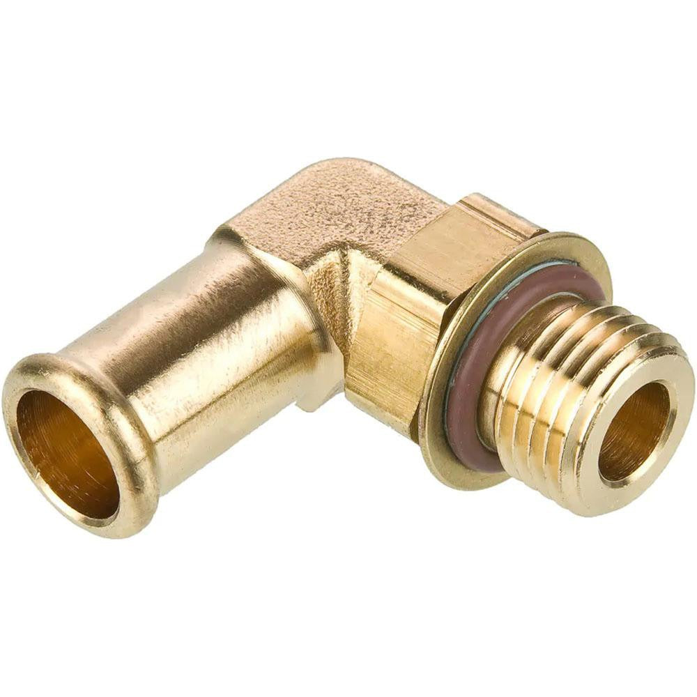 PARKER Parker 1695HB-6-4 Brass Barbed Hose Elbow 3/8 in Id