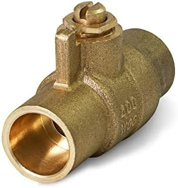 EVERFLOW Everflow 620S034-NL 3/4 Sweat Ball Valve with Screwdriver Slot (3/4 inch)