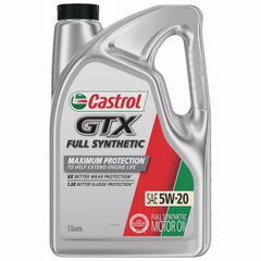 CASTROL Bp Lubricants Usa Inc 15E72E 5W-20 Full Synthetic Oil 5 Qt