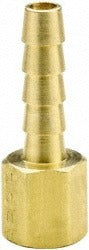 PARKER Parker 126HBL-6-4 Brass Barbed Hose Fitting 1/4 Npt