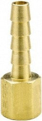 PARKER Parker 126HBL-6-4 Brass Barbed Hose Fitting 1/4 Npt