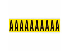 BRADY Brady 3440-A 2 in vinyl numbers and letters A 10/PK