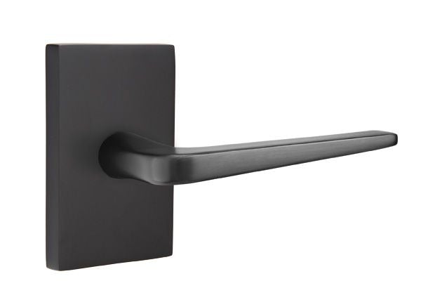 EMTEK Emtek 5212ATNUS19RH Athena Lever Privacy Set Flat Black