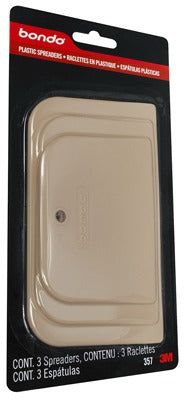 3M 3M Company 357 Plastic Spreader Set 3 Pack Auto Body