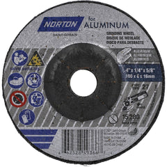 NORTON Norton 66252849366 Type 27 Grinding Wheel 4 in 20 Grit