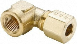 PARKER Parker 170C-7-4 Compression Female Elbow 1/4-18 Fnpt Brass