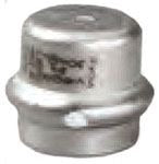 PPS Pps 85357 Press Pipe Cap 1/2 in 304 Stainless Steel