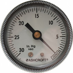 ASHCROFT Ashcroft 662876000500 Pressure Gauge 2 in Npt Center Back