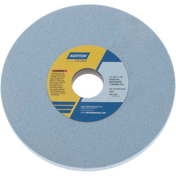 NORTON Norton 66252940200 Surface Grinding Wheel 80 Grit 7 in