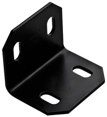 NATIONAL HARDWARE National Mfg N351-495 Corner Brace Black Steel 5 Pack