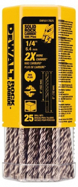 DEWALT Dewalt DW5503B25 Sds-plus Rotary Hammer Drill Bit 3/16 in
