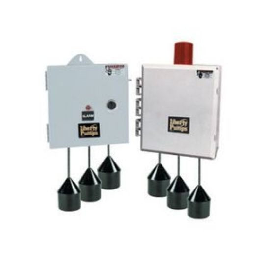 LIBERTY PUMPS Liberty Pumps AE24L=3-3 Duplex control panel 120/208/240V Single-phase 0-14.9 FLA 3-Float 35 ft Cord