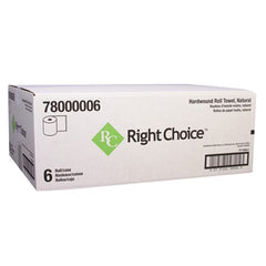 RIGHT CHOICE Right Choice 78000006 Hardwound Roll Towel 700 ft x 7.875 in (6 per case) 78000006