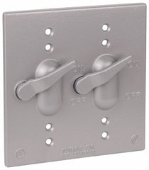 THOMAS & BETTS Thomas Betts 2CCT Aluminum Switch Electrical Box Cover
