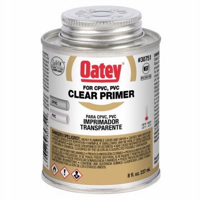OATEY Oatey Company 30751 Clear Pvc Cpvc Primer 8 Oz