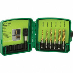 GREENLEE Greenlee DTAPSSKITM Combination Drill Tap Set 7 Piece