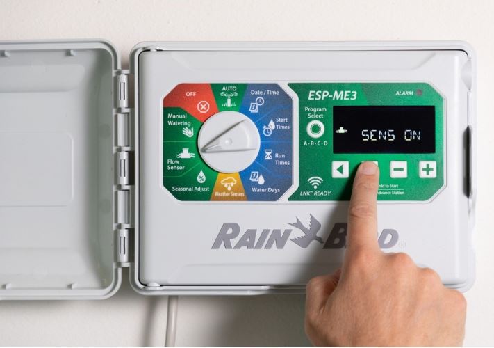 RAIN BIRD Rain Bird F55410 Model ESP4ME3 Indoor Outdoor 120V Irrigation Controller, LNK WiFi Compatible