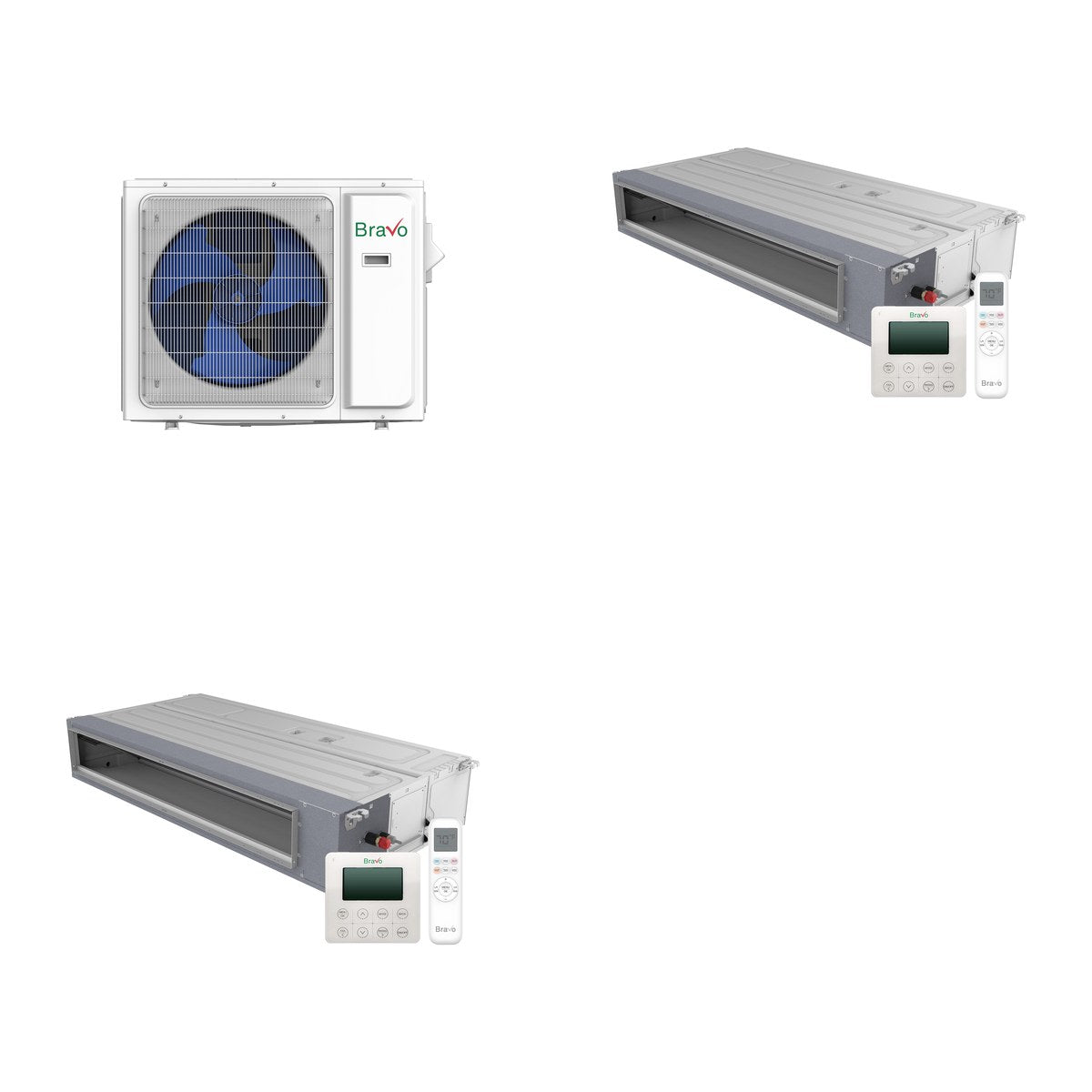 BRAVO ROMA BRAVO ROMA 42000 BTU R-410A 24 SEER2 3-Zone Concealed Duct System