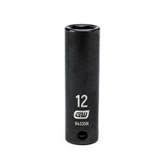 GEARWRENCH Gearwrench 84335N Impact Socket 3/8 in Drive 12mm 6-point