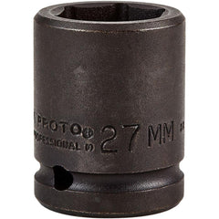 PROTO Proto J07527M Impact Socket 3/4 in Drive 27mm 6-pt