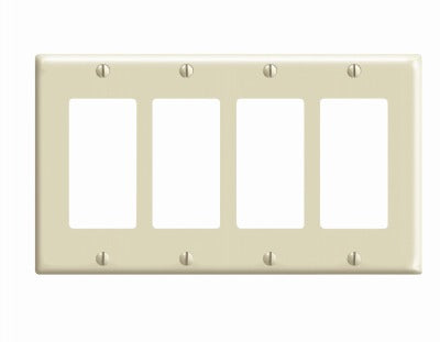 LEVITON Leviton Mfg Co 001-80412-00I 4-rocker Gfi Wall Plate 10 Pack