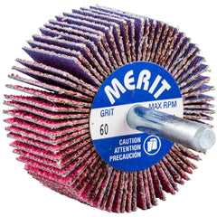 MERIT Merit Abrasives 69957339706 Mounted Flap Wheel 60 Grit