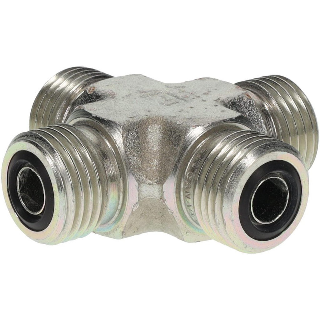 PARKER Parker 6 Klo-s Compression Tube Union Orfs Steel 3/8 in