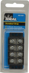 IDEAL INDUSTRIES Ideal 89-404 Multipole Terminal Block 4 Pole 30A 300V