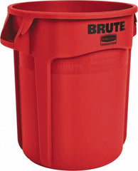RUBBERMAID Rubbermaid FG262000RED 20 Gal Round Trash Can Red