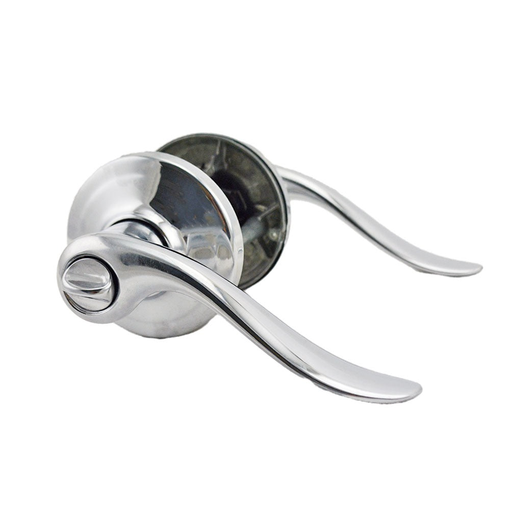 KWIKSET Kwikset 730TNL-26 Tustin Lever Privacy Door Lock Bright Chrome