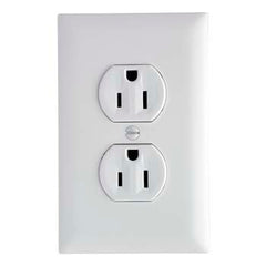 LEGRAND Legrand 3232-W Duplex Grounding Straight Blade Receptacle 15 A 125 VAC (Duplex) Replacement 3232W