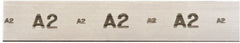 STARRETT Starrett 57572 A2 Tool Steel Flat Stock 3/16x1/2x18 in