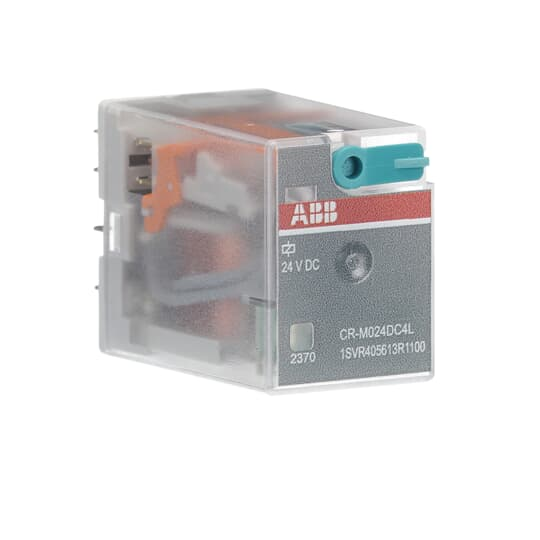 ABB ABB 1SVR405613R1100 Plugin Control Relay 24 V DC Rated Control Supply Voltage SPDT (4 c/o) Contacts