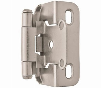 AMEROCK Amerock BPR7550G10 Partial Wrap Hinge 1/2 in Overlay Satin Nickel