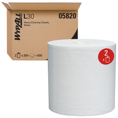 KIMBERLY-CLARK Wypall 05820 L30 Dry Wipes Center Pull 300 Sheets