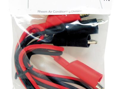 RHEEM Rheem 455057 Alligator Clips with Test Leads - 18 AWG - 36 in.