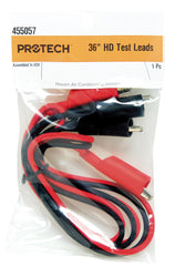 RHEEM Rheem 455057 Alligator Clips with Test Leads - 18 AWG - 36 in.