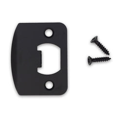EMTEK Emtek 86085US19 Full Lip Strike Plate Flat Black