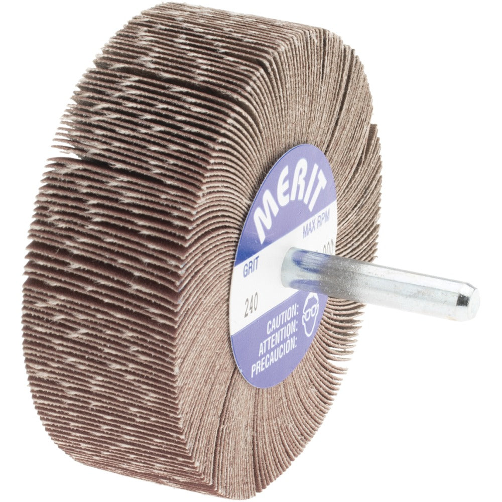 MERIT Merit Abrasives 08834135339 Mounted Flap Wheel 240 Grit