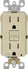 LEVITON Leviton Mfg Co R41-AFTR1-0KI Tamper Resistant Afci Outlet 15A