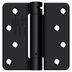DELTANA Deltana DSH4R41B Radius Spring Hinge 4x4 Flat Black
