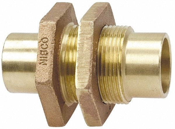 NIBCO Nibco B350350 Cast Copper Bulkhead Fitting 3/4 in C X C