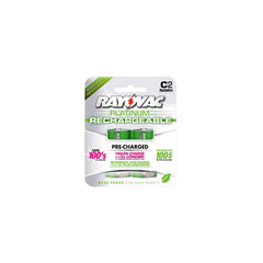 RAYOVAC Rayovac PL714-2 Recharge Plus Rechargeable C Battery 1.2V (2-Pack) PL714-2