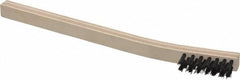 WEILER Weiler 98471 Scratch Brush Nylon Fill Curved Wood Handle
