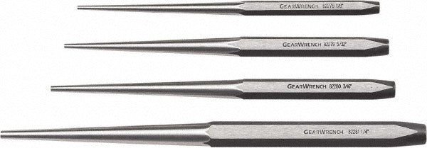 GEARWRENCH Gearwrench 82307 Drift Punch Set 4 Pc 0.125-0.25 in Steel
