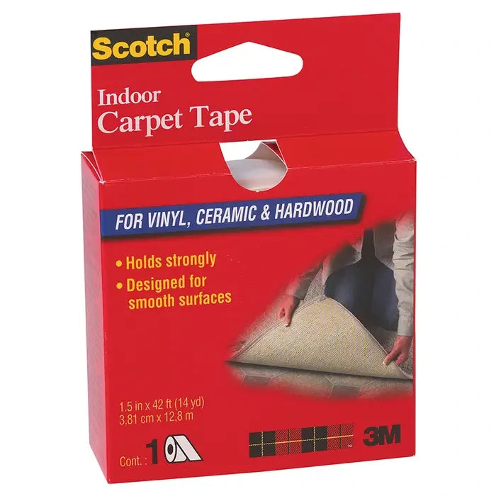 3M 3M CT2010 Scotch Indoor Carpet Tape 1.5 in x 42 ft (1 Roll)
