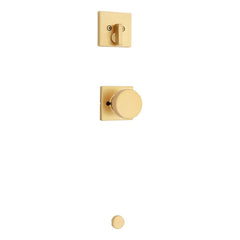 KWIKSET Kwikset 971PSKSQT-4 Pismo Knob Trim Square Rose Satin Brass