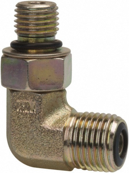 PARKER Parker 4 C5OLO-S Male Elbow 1/4 in Od Orfs Sae-orb 6000 Psi